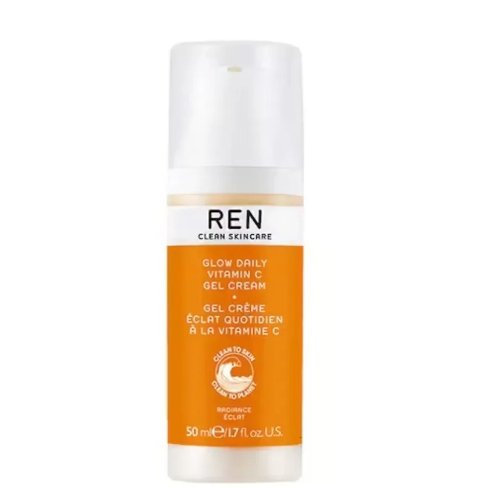 REM Clean Skincare Glow Daily Vitamin C Gel Cream moisturizer & illuminator- NIB